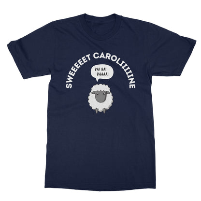 Sweet Caroline T-Shirt - Navy - Funny T-Shirt