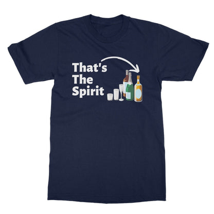That's The Spirit T-Shirt - Navy - Funny T-Shirt