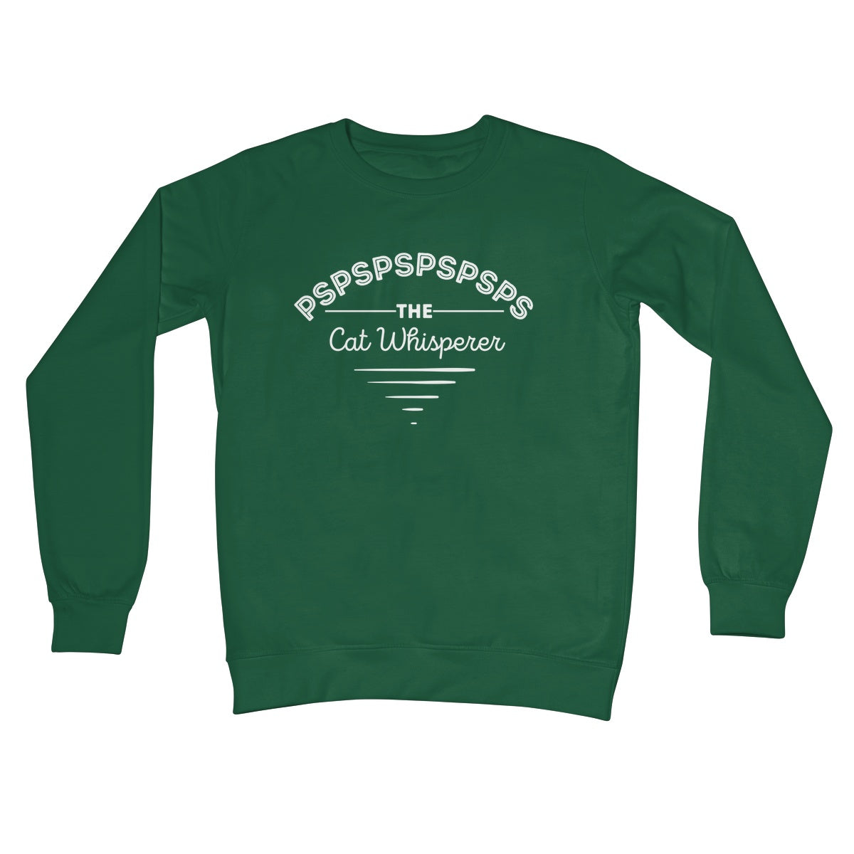 the cat whisperer jumper green