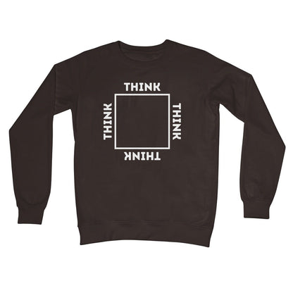 Think Outside The Box Jumper - Hot Chocolate - Funny Jumper
