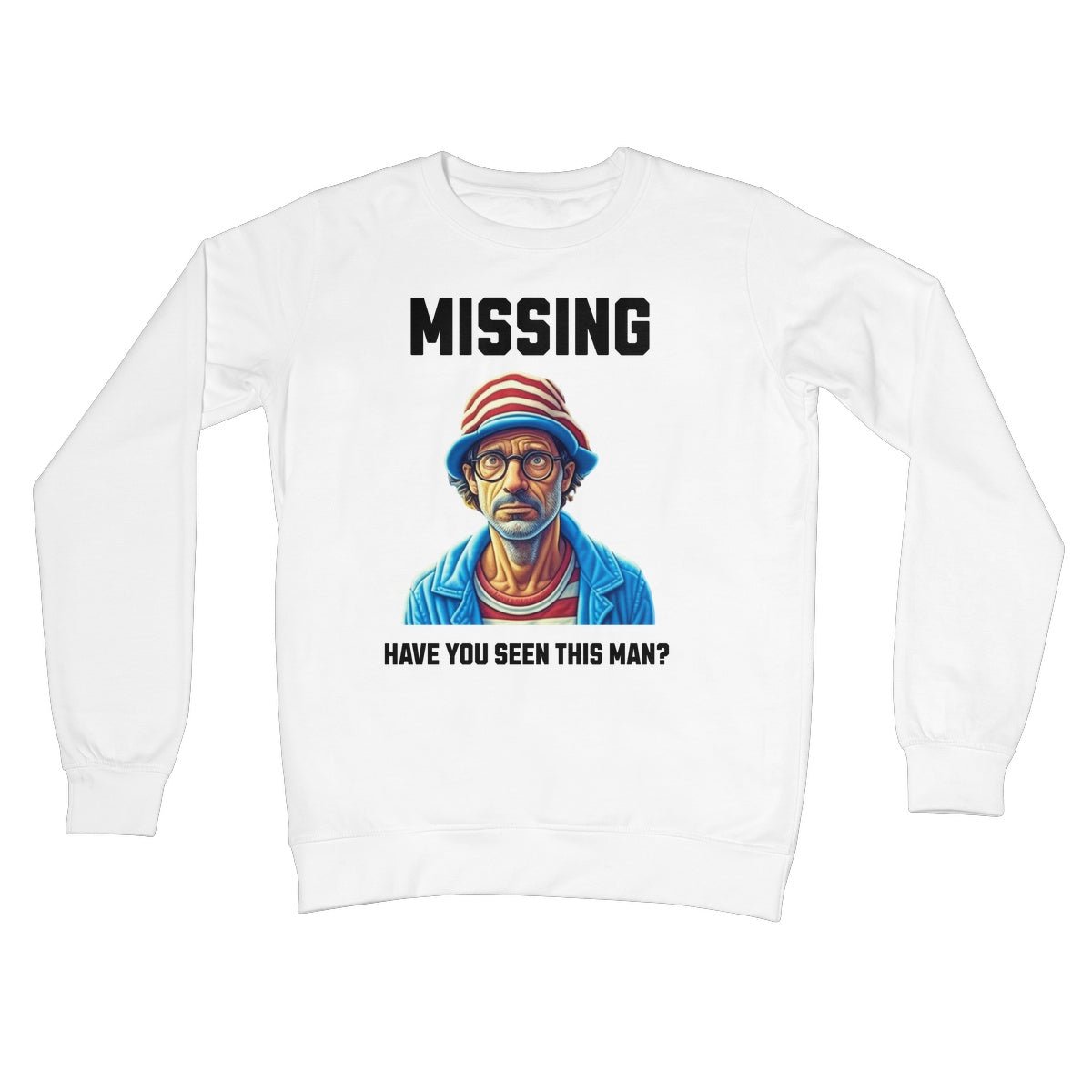 Where's Wally Jumper - Arctic White - Funny Jumper