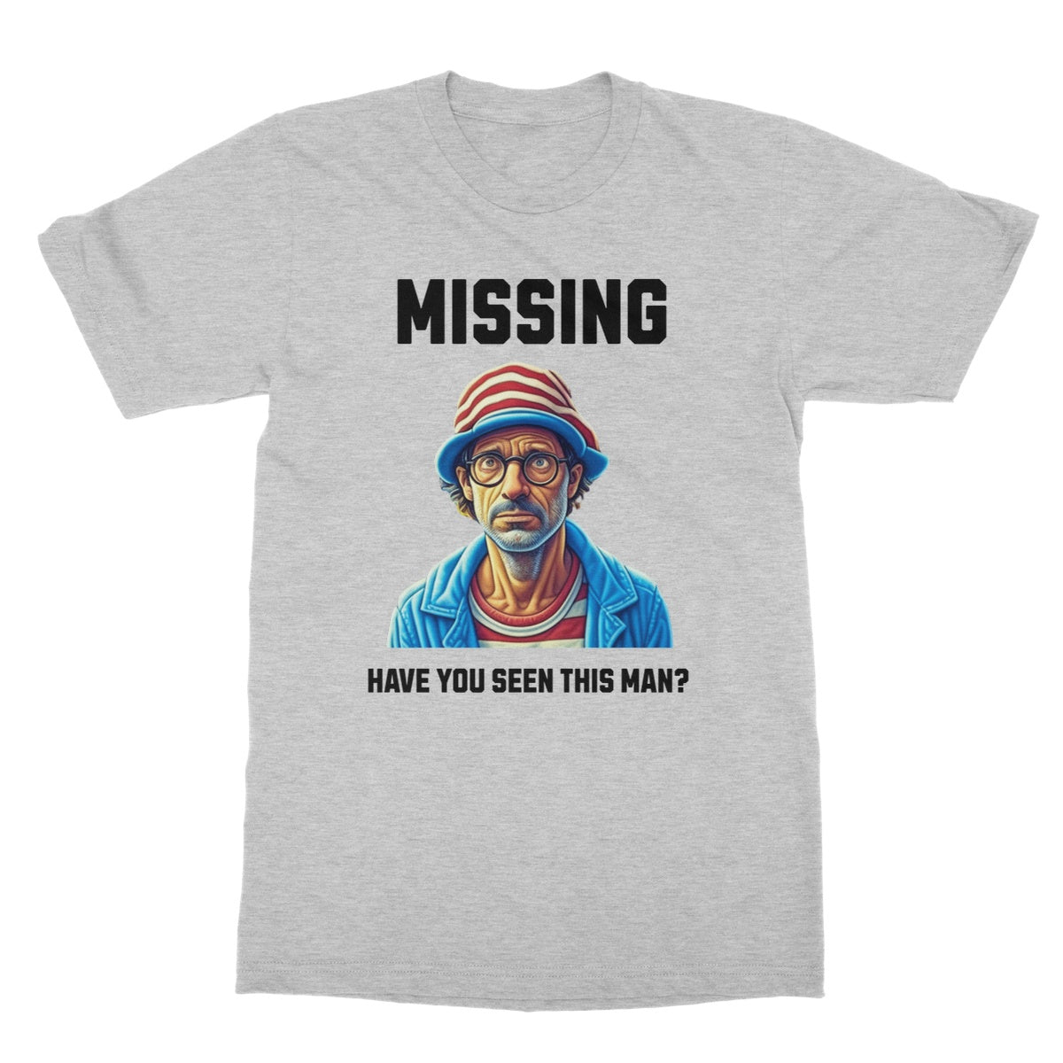 Where's Wally T-Shirt - Sport Grey - Funny T-Shirt