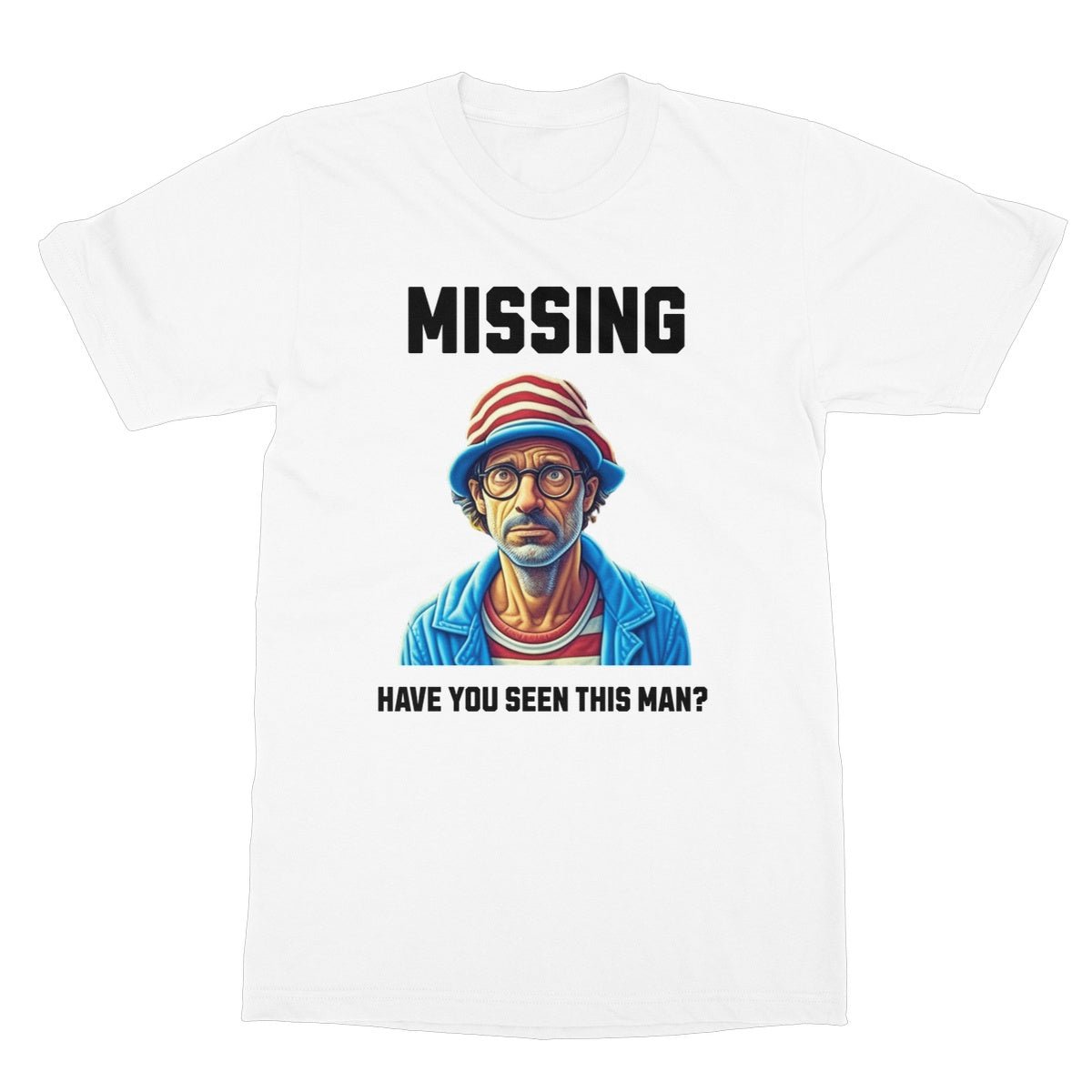 Where's Wally T-Shirt - White - Funny T-Shirt
