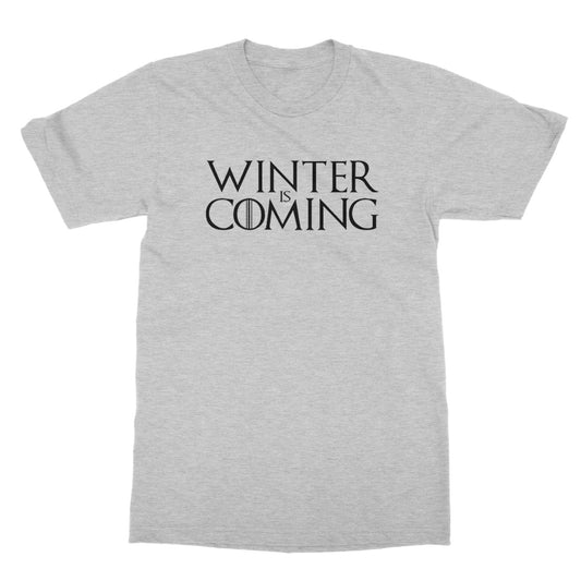 winter is coming t shirt grey